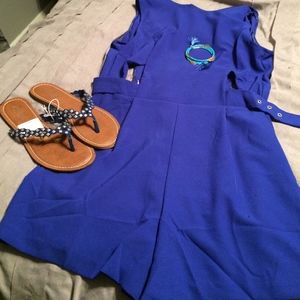Cobalt blue Love Tree Romper